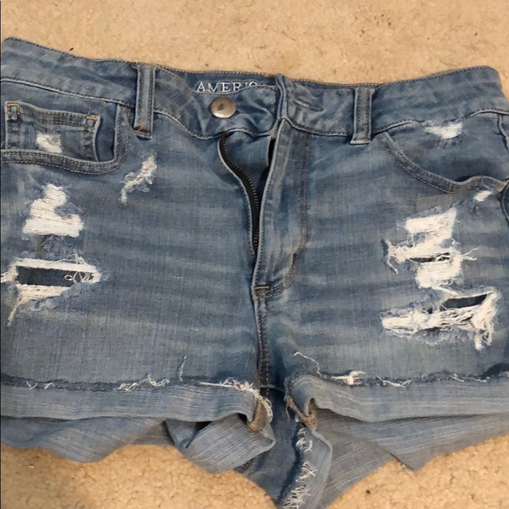 High rise shorts